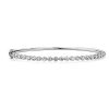 Bracelets | Blue Nile Floating Diamond Bangle In 14K White Gold (3 Ct. Tw.)