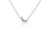 Necklaces | Blue Nile Diamond Crescent Moon Pendant In 14K Yellow Gold