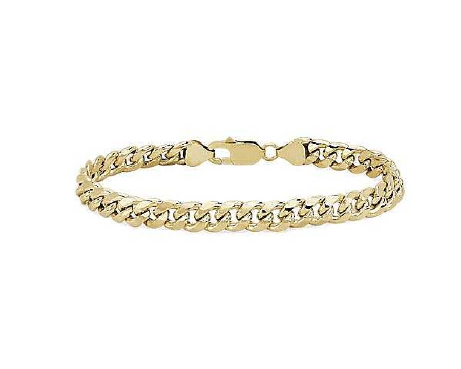 Bracelets | Blue Nile 8" Miami Cuban Link Bracelet In 14K Yellow Gold (7.3Mm)