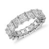 Women'S Rings | Blue Nile Lab Grown Diamond Radiant Cut Eternity Ring In 14K White Gold (7 Ct. Tw.)