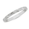 Women'S Rings | Blue Nile Swiss Cut Stackable Ring In 14K White Gold (2Mm)