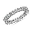 Women'S Rings | Blue Nile Princess Cut Diamond Eternity Ring In 14K White Gold (2 Ct. Tw.)