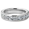 Women'S Rings | Blue Nile Channel Set Diamond Ring In 18K White Gold (1 1/2 Ct. Tw.)