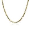 Necklaces | Blue Nile 18" Small Twisted And High Polished Mixed Links Necklace In 14K Italian Yellow Gold (5.5 Mm)