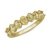 Women'S Rings | Blue Nile 7-Stone Oval Yellow Diamond Ring In 18K Yellow Gold (1 3/4 Ct. Tw.)