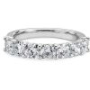 Women'S Rings | Blue Nile Seven Stone Cushion Diamond Ring In 14K White Gold (2 Ct. Tw.)