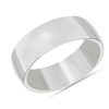 Men'S Rings | Blue Nile Low Dome Comfort Fit Wedding Ring In Platinum (8Mm)