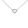 Necklaces | Blue Nile Mini Heart Diamond Pendant In 14K White Gold (1/10 Ct. Tw.)