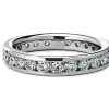 Women'S Rings | Blue Nile Channel Set Diamond Eternity Ring In Platinum (1 1/2 Ct. Tw.)