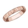 Rings | Blue Nile Rectangle Wedding Ring In 14K Rose Gold (4Mm)