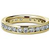 Women'S Rings | Blue Nile Channel Set Diamond Eternity Ring In 18K Yellow Gold (1 1/2 Ct. Tw.)