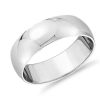 Men'S Rings | Blue Nile Classic Wedding Ring In 14K White Gold (7Mm)