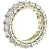 Women'S Rings | Blue Nile Emerald Cut Diamond Eternity Ring In 14K Yellow Gold (6 Ct. Tw.)