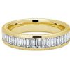 Women'S Rings | Blue Nile Channel Set Baguette Diamond Ring In 18K Yellow Gold (1 Ct. Tw.)