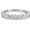 Women'S Rings | Blue Nile Seven Stone Oval Diamond Ring In Platinum (1 Ct. Tw.)