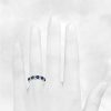 Women'S Rings | Blue Nile Sapphire And Diamond Garland Ring In Platinum (7/8 Ct. Tw.)