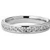 Women'S Rings | Blue Nile Channel Set Diamond Ring In 18K White Gold (1/2 Ct. Tw.)