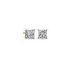 Earrings | Blue Nile Lab Grown Diamond Princess Cut Stud Earrings In 14K Yellow Gold (1 1/2 Ct. Tw.)