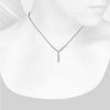 Necklaces | Blue Nile Diamond Y-Necklace In 18K White Gold (1/2 Ct. Tw.)