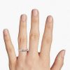 Women'S Rings | Blue Nile Channel Set Diamond Ring In 14K Rose Gold (1/2 Ct. Tw.)