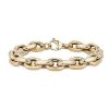 Bracelets | Blue Nile 8" Men'S Chunky Links Bracelet In 14K Yellow Gold (10.5 Mm)