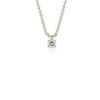 Necklaces | Blue Nile Diamond Solitaire Pendant In 14K Yellow Gold (1/3 Ct. Tw.)