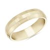 Rings | Blue Nile Zac Zac Posen Modern Beveled Edge Plain Ring In 14K Yellow Gold (6Mm)