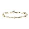 Bracelets | Blue Nile 7.5" Mixed Links Bracelet In 14K Yellow Gold (4.9Mm)