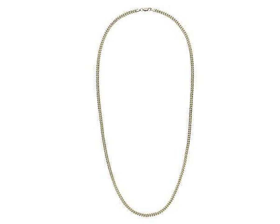 Necklaces | Blue Nile 18" Franco Chain In 14K Yellow Gold (3 Mm)