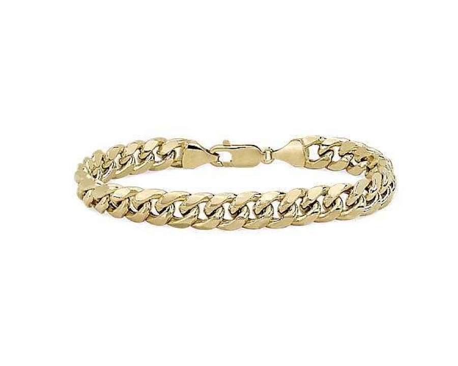 Bracelets | Blue Nile 8" Miami Cuban Link Bracelet In 14K Yellow Gold (9.3 Mm)