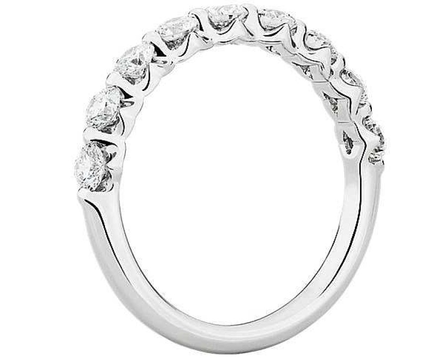 Women'S Rings | Blue Nile Floating Diamond Wedding Ring In 14K White Gold (3/4 Ct. Tw.)