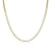 Necklaces | Blue Nile 18" Herringbone Chain In 14K Yellow Gold (4Mm)