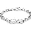 Bracelets | Blue Nile 7.5" Infinity Chain Bracelet In Sterling Silver (6.5 Mm)