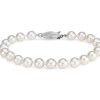 Bracelets | Blue Nile 6.5" Classic Akoya Cultured Pearl Bracelet In 18K White Gold (6.5-7.0Mm)