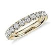 Women'S Rings | Blue Nile Riviera Pav Diamond Ring In 18K Yellow Gold (3/4 Ct. Tw.)