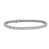 Bracelets | Blue Nile Emerald Diamond Tennis Bracelet In 14K White Gold (8 Ct. Tw.)