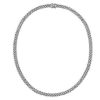 Necklaces | Blue Nile Men'S Diamond Link Necklace In 14K White Gold (9 5/8 Ct. Tw.)