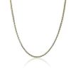 Necklaces | Blue Nile 20" Men'S Franco Chain Necklace In Solid 14K Yellow Gold (2.4 Mm)