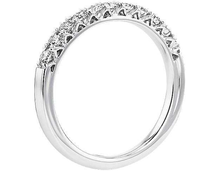 Women'S Rings | Blue Nile Royal Crown Diamond Ring In Platinum (1/2 Ct. Tw.)