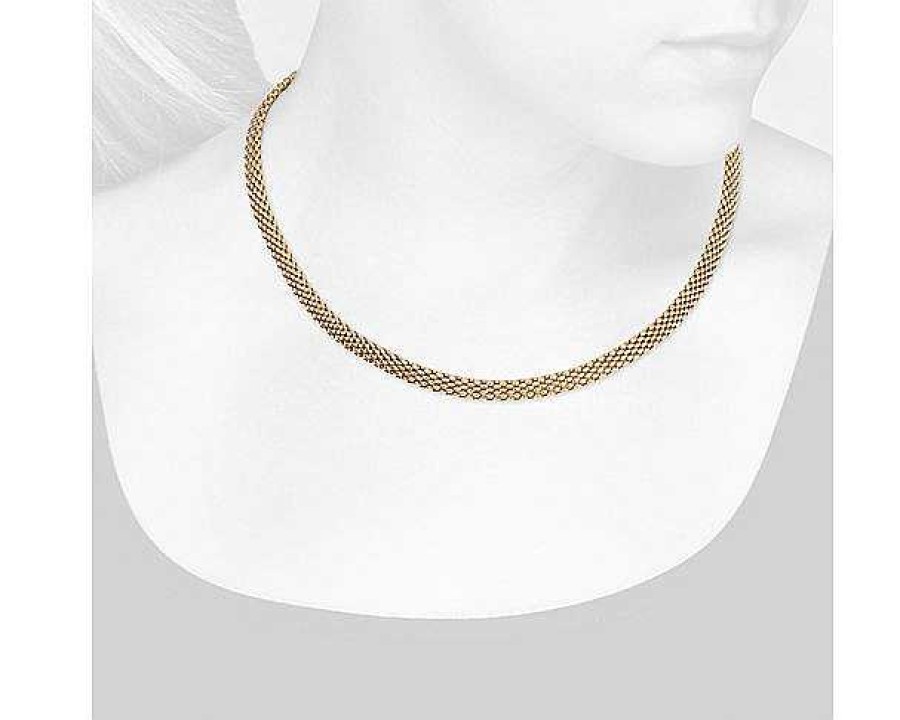 Necklaces | Blue Nile 18" Popcorn Chain Necklace In 14K Yellow Gold (6.35 Mm)