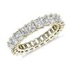 Women'S Rings | Blue Nile Lab Grown Diamond Radiant Cut Eternity Ring In 14K Yellow Gold (4 Ct. Tw.)