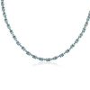 Necklaces | Blue Nile Blue And White Topaz Eternity Necklace In Sterling Silver