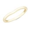 Women'S Rings | Blue Nile Plain Curved Matching Wedding Ring In 18K Yellow Gold (1.8 Mm)