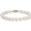 Bracelets | Blue Nile 6.5" Freshwater Cultured Pearl Bracelet In 14K Yellow Gold (7.0-7.5Mm)