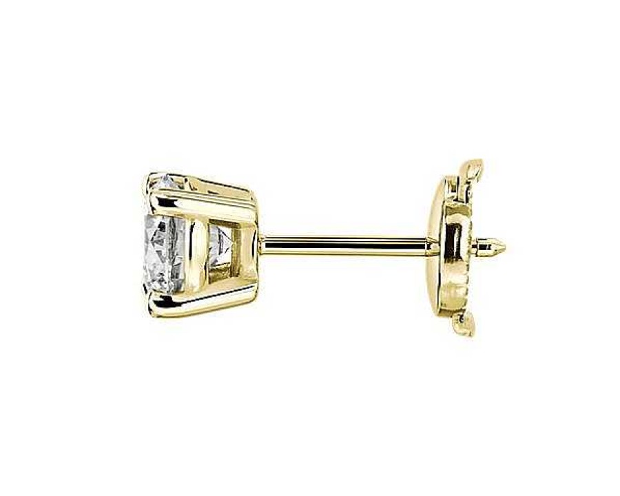 Earrings | Blue Nile Diamond Stud Earrings In 14K Yellow Gold (1 1/2 Ct. Tw.)