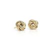 Earrings | Blue Nile Petite Love Knot Earrings In 14K Italian Yellow Gold