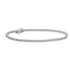 Bracelets | Blue Nile Rollover Diamond Tennis Bracelet In 14K White Gold (3 Ct. Tw.)