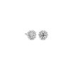 Earrings | Blue Nile Round Hidden Halo Diamond Stud Earrings In 14K White Gold (3/4 Ct. Tw.)