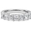 Women'S Rings | Blue Nile Seven Stone Radiant Diamond Ring In 14K White Gold (2 Ct. Tw.)