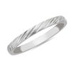 Women'S Rings | Blue Nile Angled Stripe Stackable Ring In 18K White Gold (2Mm)